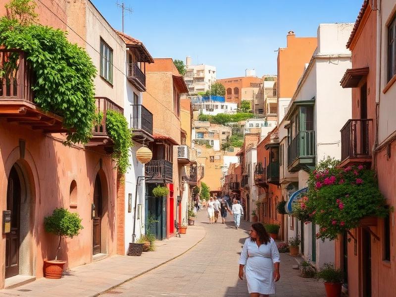 Quartier Talborjt à Agadir